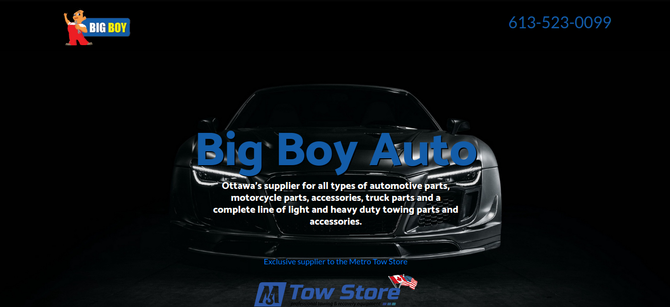 BigBoy Auto фирмен уебсайт по поръчка