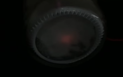 Homemade cathode ray tube in a jar